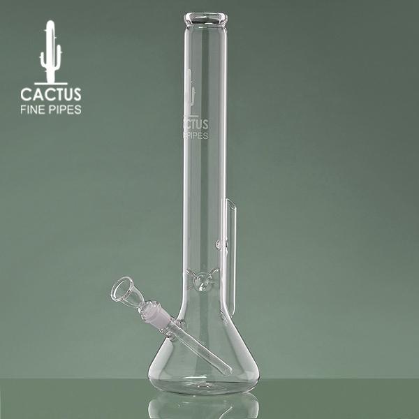 Skleněný bong Beaker Cactus Glass s dvojitým chlazením, 44 cm
