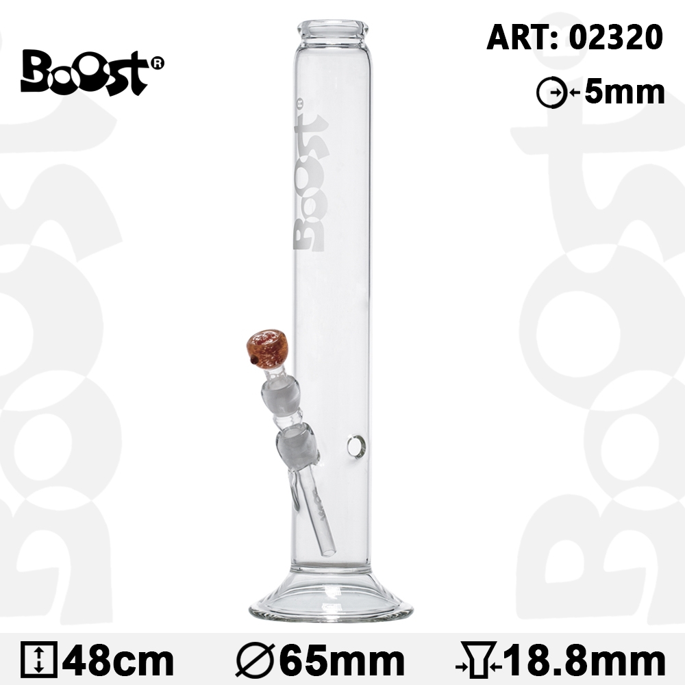Skleněný bong Boost Cane, 48cm, 18,8mm