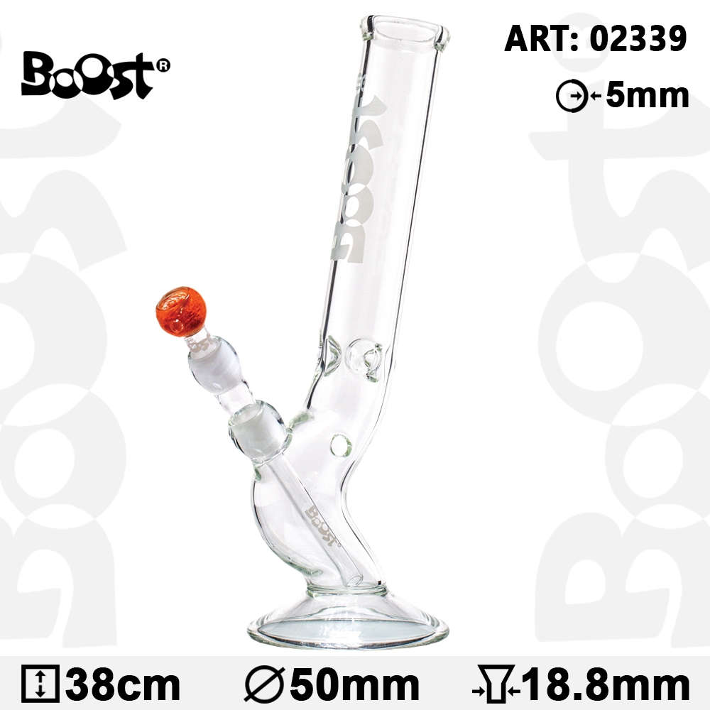 Skleněný bong Boost Bolt, 38cm, 18,8mm