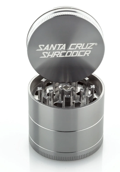 Čtyřdílná drtička Santa Cruz Shredder, 70mm, šedá