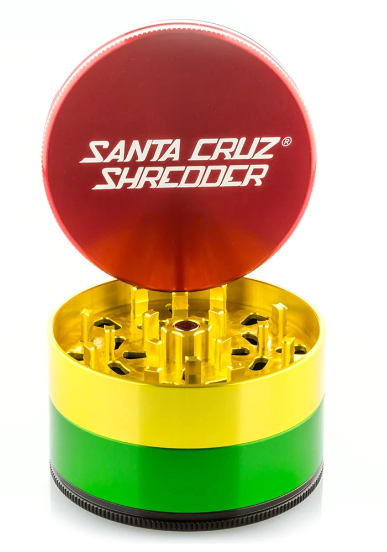 Čtyřdílná drtička Santa Cruz Shredder, 70mm, rasta