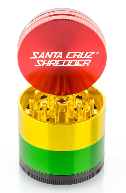 Čtyřdílná drtička Santa Cruz Shredder, 54mm, rasta