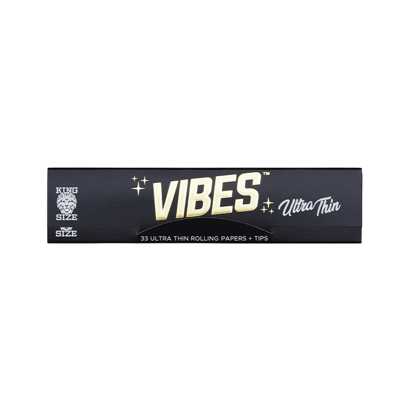 Set Vibes King Size Slim - 33 papírků s filtry, ultra tenké, 1ks