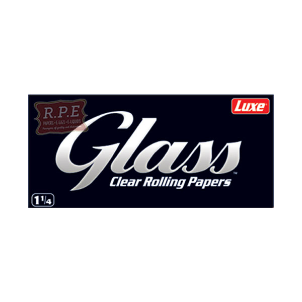 Průhledné papírky LUXE GLASS 1 1/4, 50ks v balení