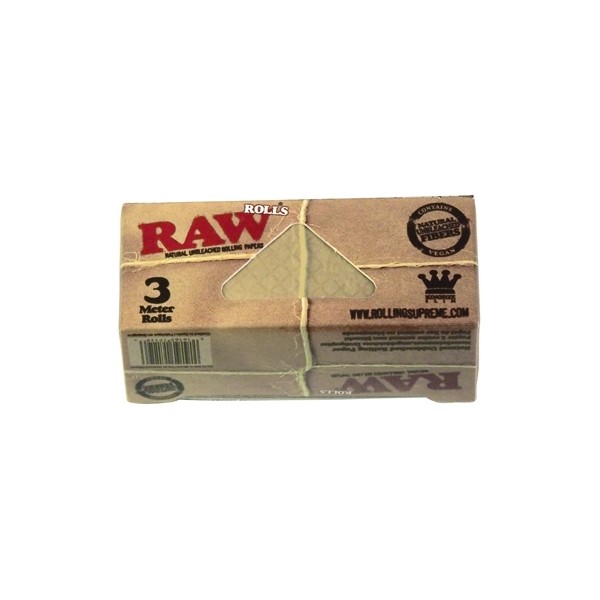 Rolovací papírky RAW CLASSIC rolls, 3m v balení