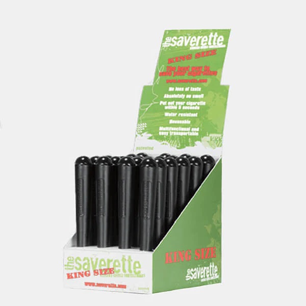 Saverette - King Size obal na balené cigarety, černý | box 24ks