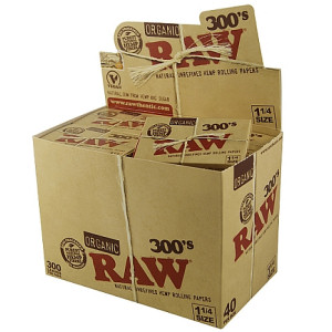 Papírky RAW 1 1/4 300ks v balení | box 40ks
