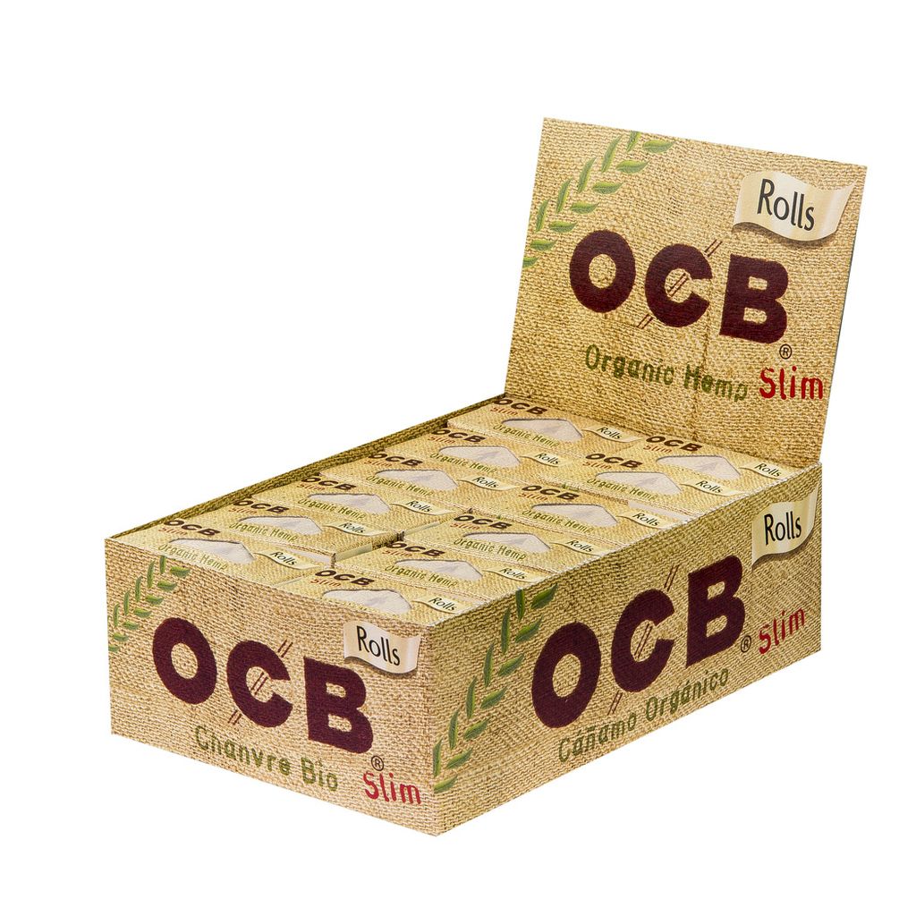 Rolovací papírky OCB Organic Hemp Rolls, 4m | box 24ks