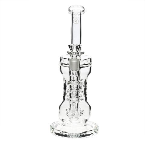 10" Bio Circ / Thorn Recycler Straight Waterpipe Gold Decal