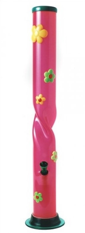 Bong Zooom Twister Daisy Pink 50cm